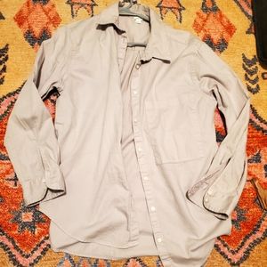 Aerie oversized Lavender button up size small